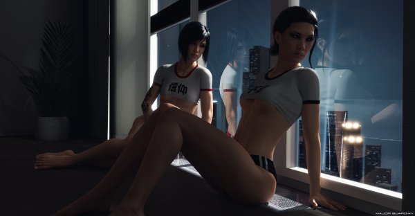 Glassy Night - Isabel and Faith Mirrors Edge