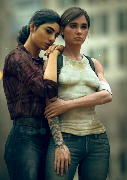 Ellie+and+Dina+SFW