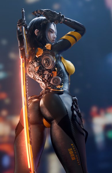 Stellar Blade Tachy and her impressive armaments
