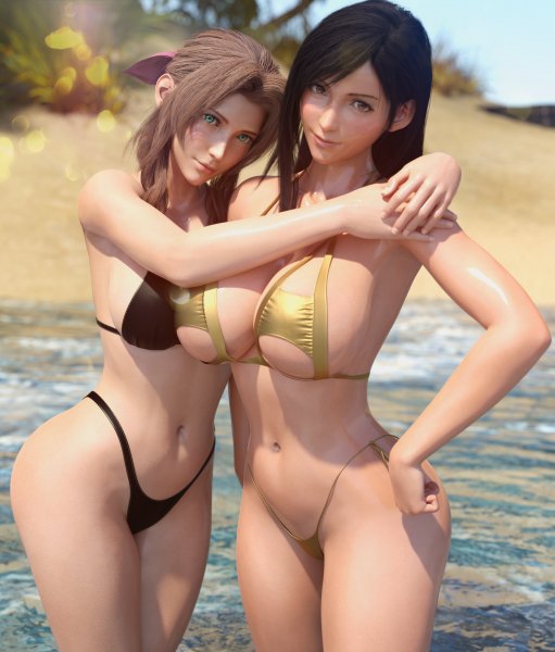 FF7R Tifa &amp; Aerith girl&apos;s talk
