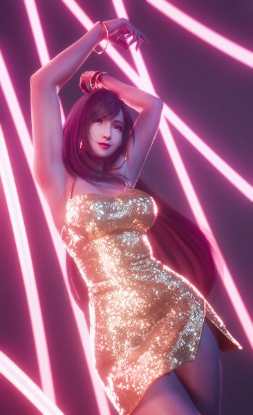 Tifa in Lucia dress