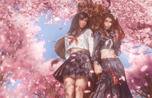 Aerith Tifa school