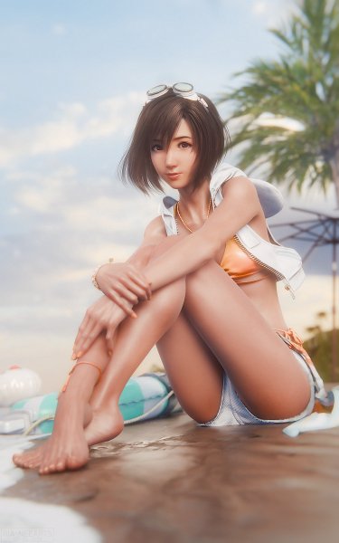 YUFFIE BIKINI CM 2k