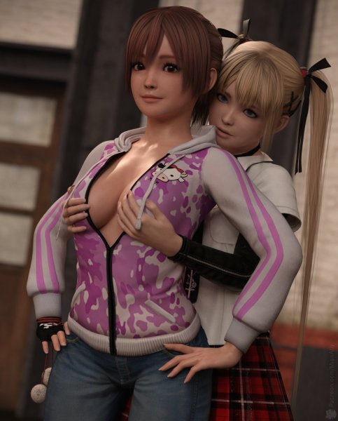Marie Rose and Honoka, Dead or Alive1