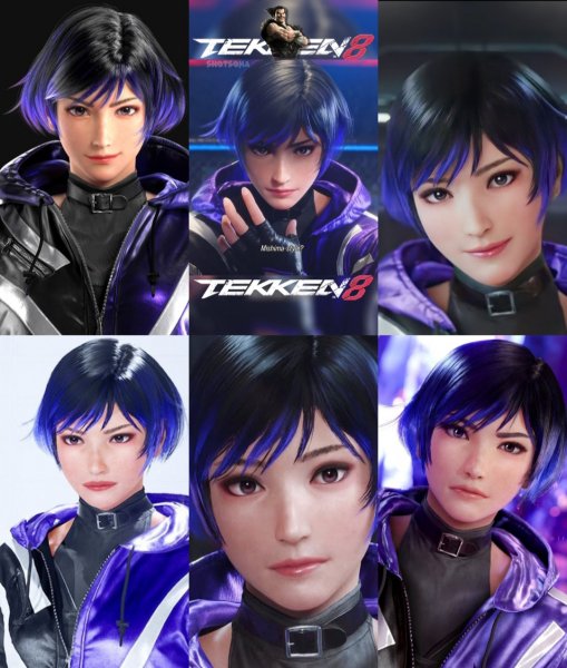 Tekken 8. Reina (faces)