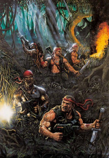 Warhammer 40000 на иллюстрациях художника Karl Kopinski