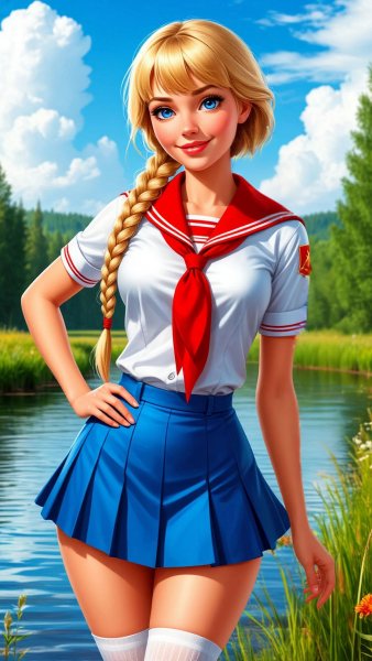 Славя из игры &quot;Бесконечное лето&quot;
