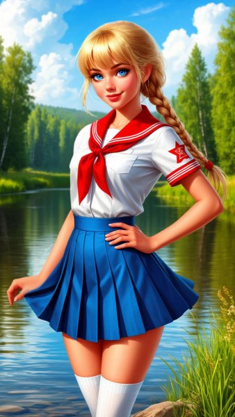 Славя из игры &quot;Бесконечное лето&quot;