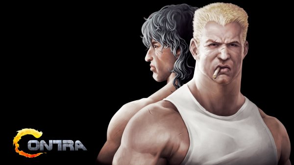 Contra video games-223682.Stallone &amp; Willis