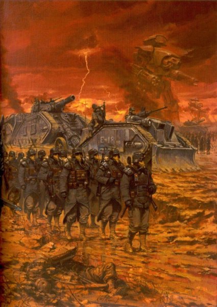 Warhammer 40000 на иллюстрациях художника Karl Kopinski