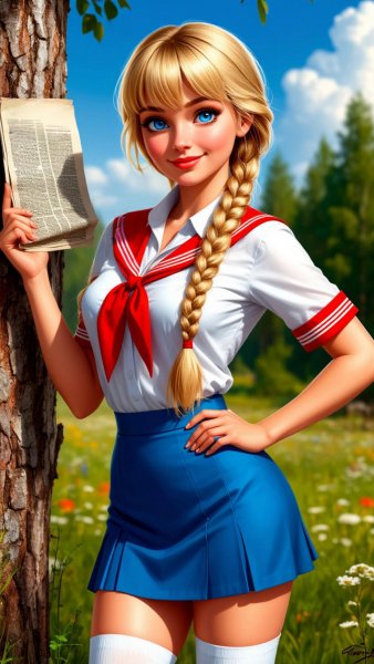 Славя из игры &quot;Бесконечное лето&quot;