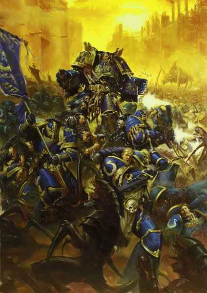 Warhammer 40000 на иллюстрациях художника Karl Kopinski