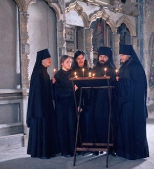 Хор братии Валаамского монастыря - Воскресение Христово видевше (греческий распев)