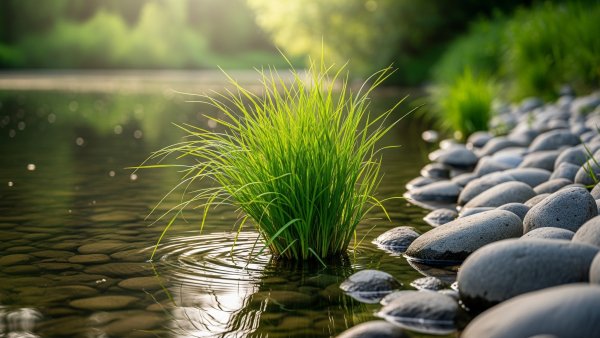 Trava-voda-kamni-bereg-boke-oboi-grass-water-stones-shore-bo