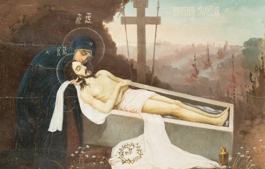 Хор Московского храма &quot;Всех скорбящих Радосте&quot;, дир. Николай Матвеев - Плотию уснув (С. Крылов)