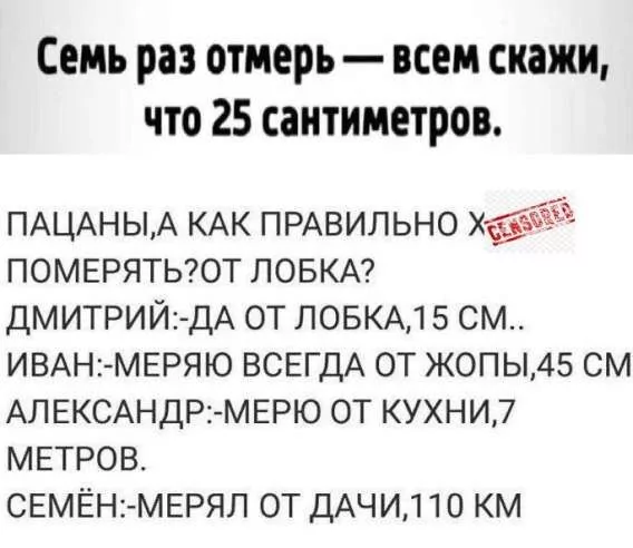 Как мерять)