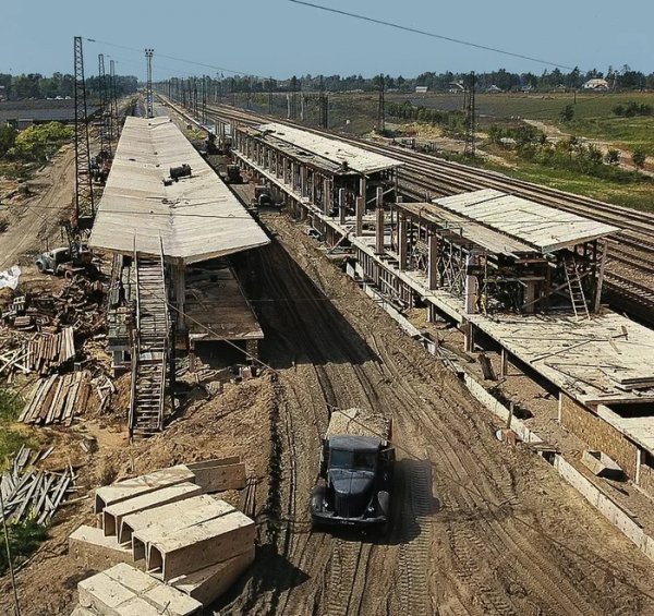Строительство станции метро Ждановская (Выхино)