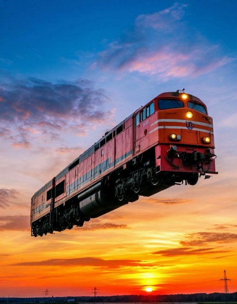 Flying train
