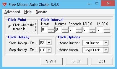 Free Mouse Auto Clicker