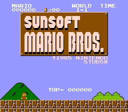 Sunsoft Mario Bros(Super Mario Bros Hack)