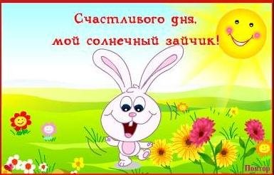 ФЛЭШ МУЗ.ОТКРЫТКА СОЛНЕЧНЫЙ ЗАЙЧИК