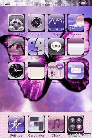Purple butterfly