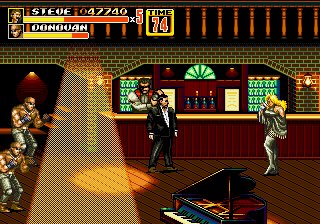 Steven Seagal in Streets of Rage 2