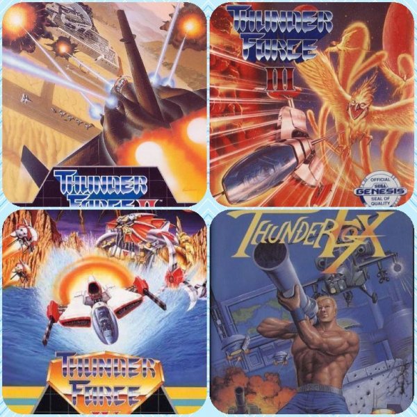 Thunder Force 4v1 (Sega MD GEN) 16bit