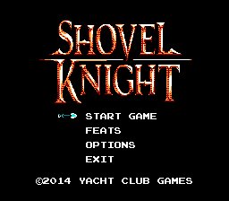 Shovel Knight Title Screen (by lancuster)