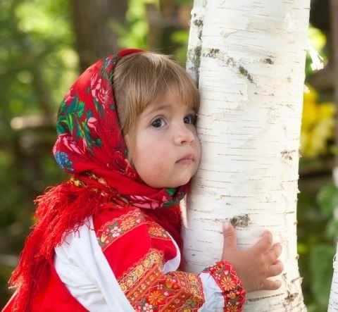 У берёзки