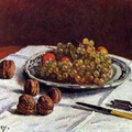 Сислей Альфред Натюрморт виноград и орехи Около 1880 38 x 55 5 см Холст масло Импрессионизм Франция.jpg