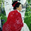 Кустодиев - Портрет жены художника 1909г.jpg