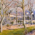The Garden at Petit Gennevilliers in Winter - 1894- Private collection - Painting - oil on canvas.jpg