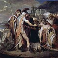 Барри Джеймс Король Лир оплакивает Корделию 1786-1788 269 x 367 см Холст масло Классицизм Великобритания Лондон Галерея Тейт.jpg