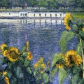 Sunflowers on the Banks of the Seine - 1886 - Private collection - Painting - oil on canvas.jpg