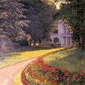 The Park at Yerres - 1877- Private collection - Painting - oil on canvas.jpg