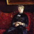 Woman Sitting on a Red-Flowered Sofa - 1882 -Seattle Art Museum - Painting - oil on canvas.jpg