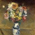 Chrysanthemums in a Vase - 1893 - Private collection - Painting - oil on canvas.jpg