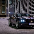 49524-shevrole avtomobil chernyj ulica fary vid speredi.jpg