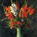 Vase of Gladiolas - 1887 - Private collection - Painting - oil on canvas.jpg