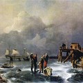 Ахенбах Андреас Берег замёрзшего моря (Зимний пейзаж) 1839 138 x 225 см Холст масло Реализм Германия Санкт-Петербург Государственный Эрмитаж.jpg