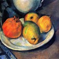 Сезанн Поль Натюрморт с гранатом и грушами 1885-1890 27 x 36 см Холст масло Постимпрессионизм Франция.jpg