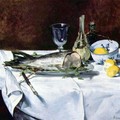 Мане Эдуард Натюрморт с лососем 1866-1869 73 7 x 83 см Холст масло Импрессионизм Франция.jpg