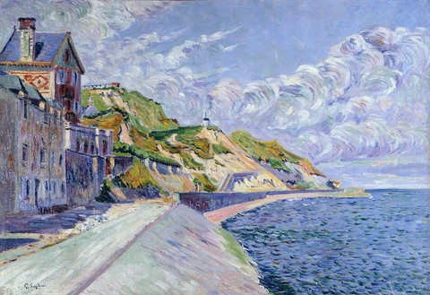 Paul Signac - Port-en-Bessin Le Catel Normandie 1884.jpg