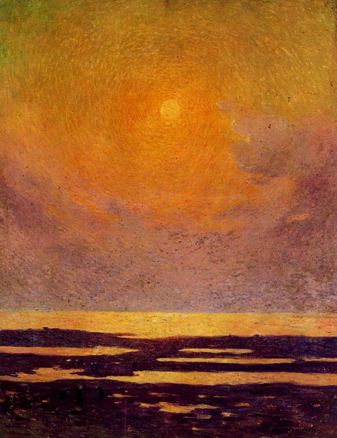 Ferdinand du Puigaudeau - Sunset on the Coast.jpg