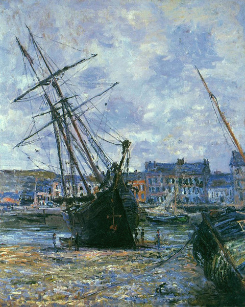Boats Lying at Low Tide at Facamp 1881.jpg