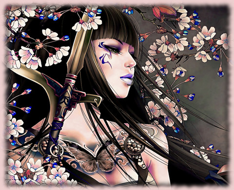 the soldier in an Oriental cherry.jpg