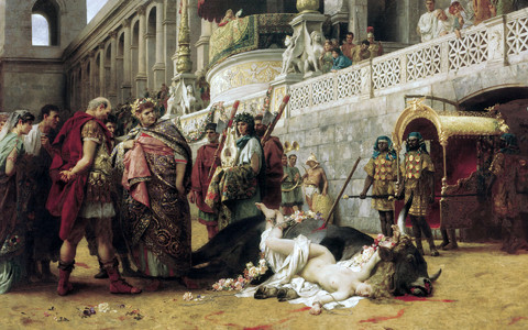 Генрих Семирадский Христианская Дирцея в цирке Нерона.jpg