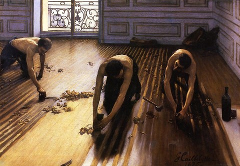 The Floor Scrapers (also known as The Floor Strippers) - 1875 - Private collection - Painting - oil on canvas.jpg