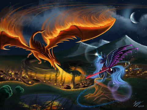Lord Drago vs Princess Luna.png